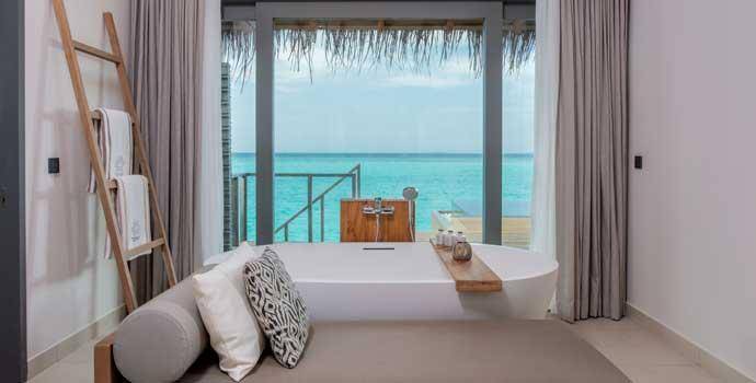 Aussicht, Over Water Family Pool Villa, Vakkaru Maldives