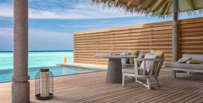 Pool, Over Water Family Pool Villa, Vakkaru Maldives
