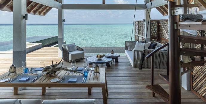 Sunrise Water Villa mit Pool, Four Seasons Resort Maldives
