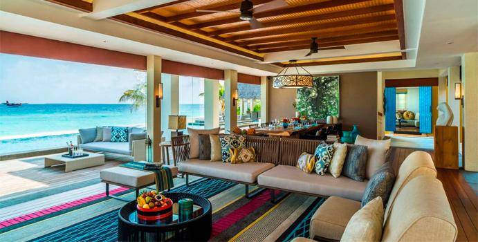 Wohnen, Three Bedroom Laanda Estate, Four Seasons Resort Maldives