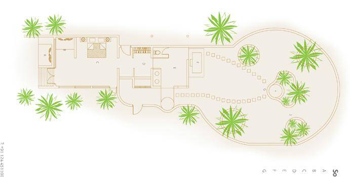 Grundriss, Soneva Fushi Villa, One Bedroom Villa, Soneva Fushi Resort 