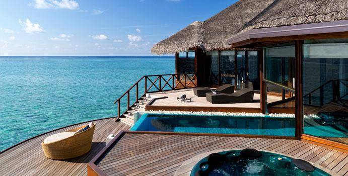 Pool Sonnenterrasse, Two Bedroom Ocean Pavilion with Pool, Huvafen Fushi Maldives