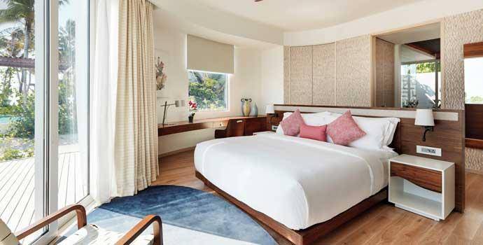 Schlafzimmer, Two Bedroom Beach Residence, Jumeirah Maldives