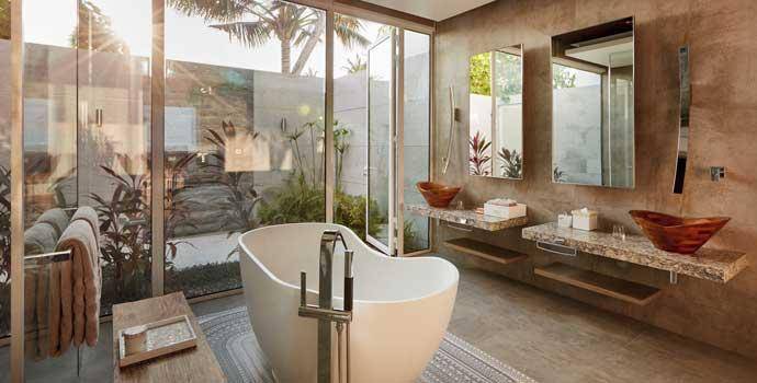 Badezimmer, Two Bedroom Beach Residence, Jumeirah Maldives