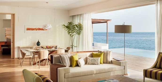 Wohnbereich, Over Water Residences, Jumeirah Maldives