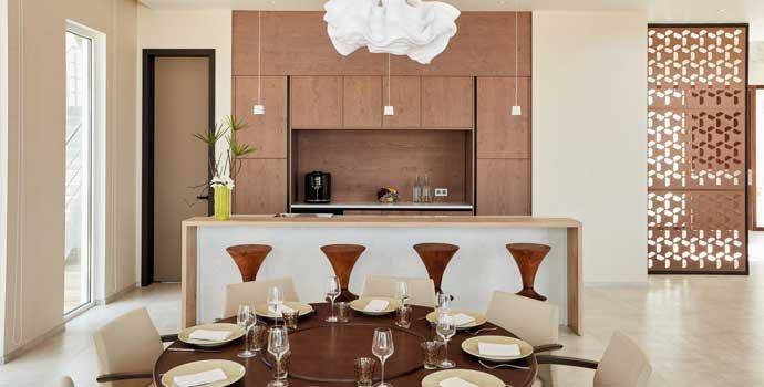 Esszimmer, Three Bedroom Beach Retreat, Jumeirah Maldives