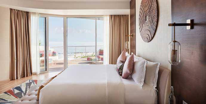 Schlafzimmer, Three Bedroom Beach Retreat, Jumeirah Maldives