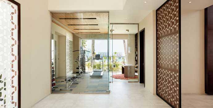 Fitnessraum, Three Bedroom Beach Retreat, Jumeirah Maldives