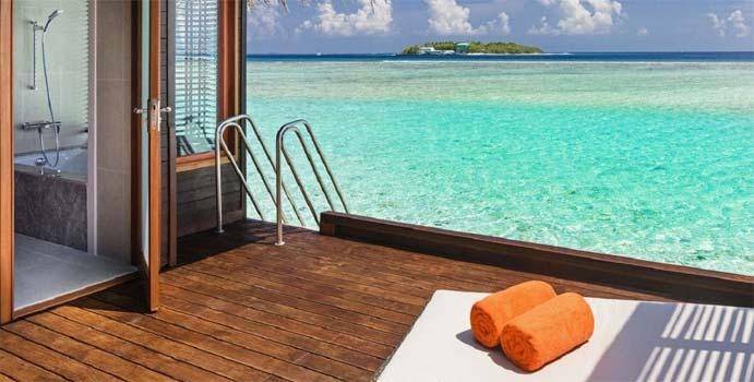 terrasse, Water Bungalows, Sheraton Full Moon Resort & SPA