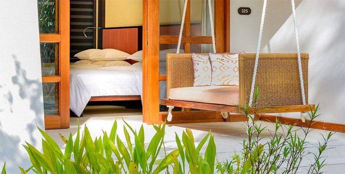 Terrasse, Deluxe Rooms, Sheraton Full Moon Resort & SPA