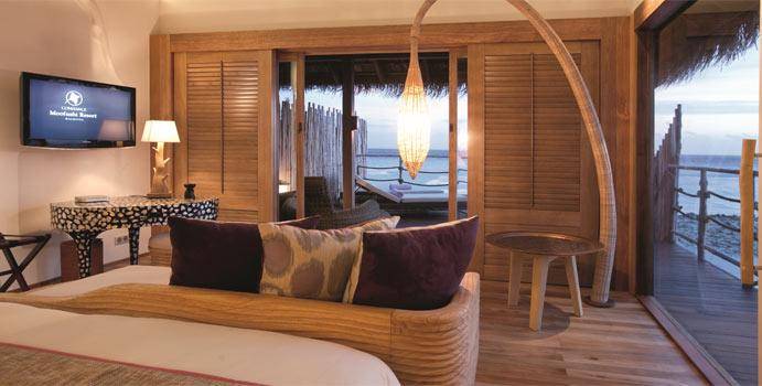 Wohnbereich, Senior Water Villa, Constance Moofushi Resort
