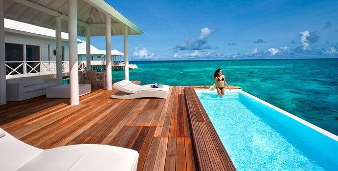 Pool, Two Bedroom Water Villa, Diamonds Thudufushi Island Resort