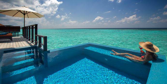 Pool, Water Villa with Pool, Velassaru Maldives