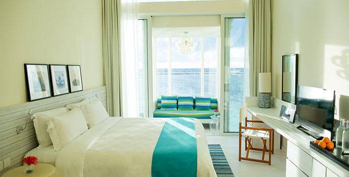 Eltern Schlafzimmer, Overwater Pavillion, Holiday Inn Resort Kandooma