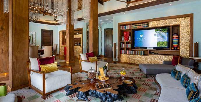 Wohnzimmer, Royal Reserve, OZEN Reserve Bolifushi