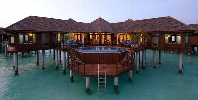 Sun Siyam Olhuveli, Malediven, Presidential Water Suite, Infinity Pool