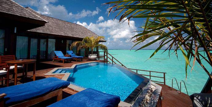 Sun Siyam Olhuveli, Malediven, Presidential Water Suite, Außenbereich
