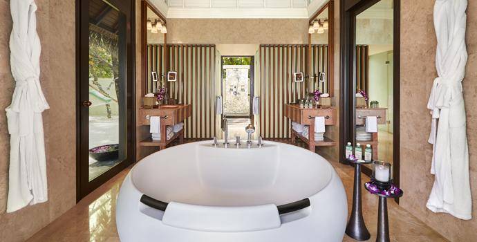 Badezimmer, Premium Villa with Pool, Taj Exotica Maldives Resort & SPA