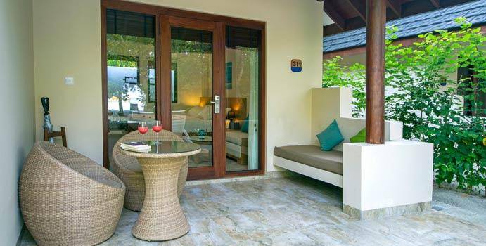 Terrasse, Superior Bungalow, Summer Island Maldives