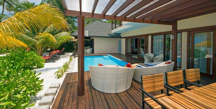 Terrasse, The Summer House, Summer Island Maldives