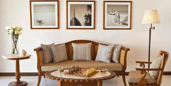 Wohnraum, Two Bedroom Beach Pool Villa, The Residence Maldives at Falhumaafushi
