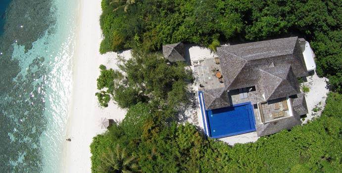 Luftaufnahme, Family Villa with Pool, Hideaway Beach Resort & SPA
