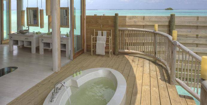 Jacuzzi, 1 Bedroom Water Retreat, Soneva Jani