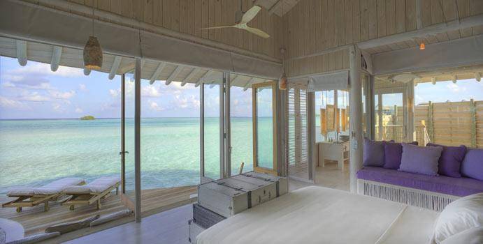 Wohnen,1 Bedroom Water Retreat with slide, Soneva Jani