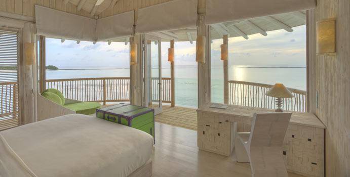 zweites Schlafzimmer, 2 Bedroom Water Retreat with Slide, Soneva Jani