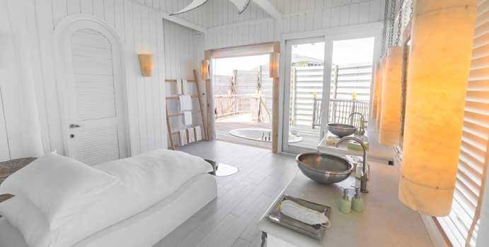 Badezimmer, 3 Bedroom Water Retreat with Slide, Soneva Jani