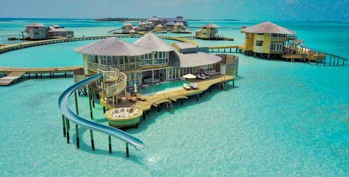 3 Bedroom Water Retreat with Slide, Soneva Jani