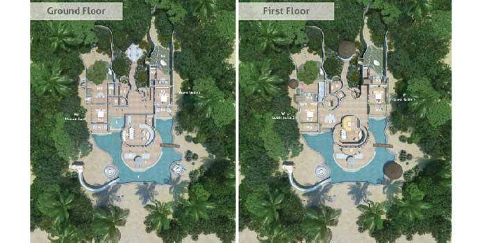 Grundriss, 4 Bedroom Island Reserve with Slide, Soneva Jani