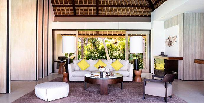 Wohnraum, 2-Bedroom Garden Water Villa, Cheval Blanc Randheli