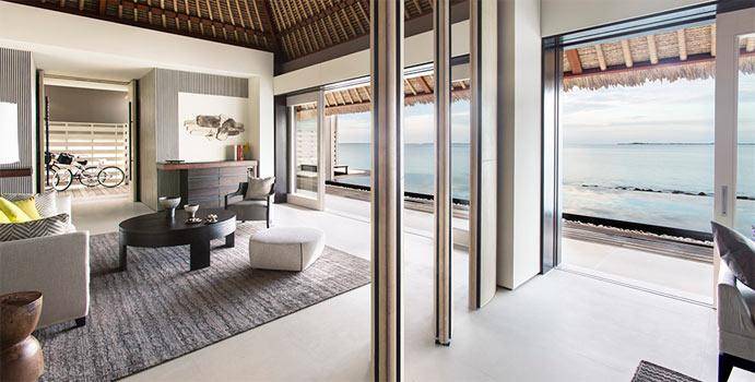 Wohnbereich,1-Bedroom Water Villa, Cheval Blanc Randheli