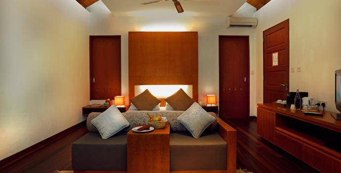 Wohnen, Water Villa, Medhufushi Island Resort