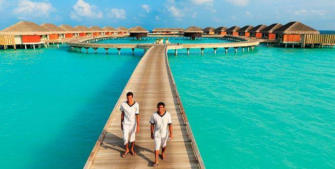 Steg, Sunrise Water Pool Villa, Velaa Private Island Maldives