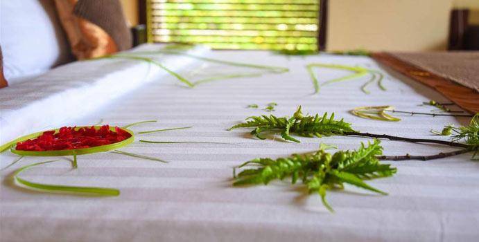 Bett, Garden Villa, Furaveri Maldives