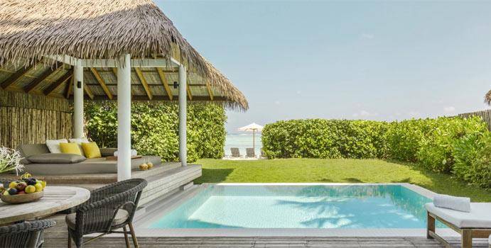 Pool, Two Bedroom Beach House, COMO Maalifushi