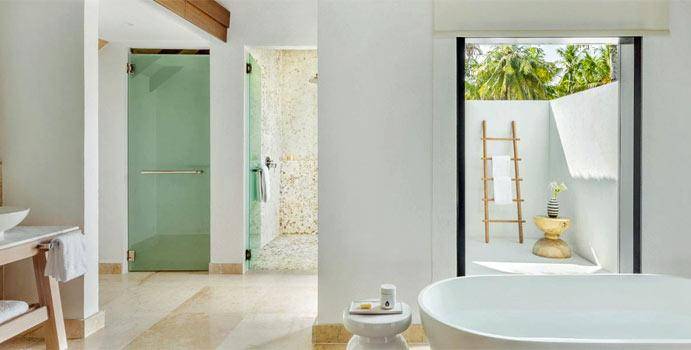 Bad Parterre,Two Bedroom Beach House, COMO Maalifushi