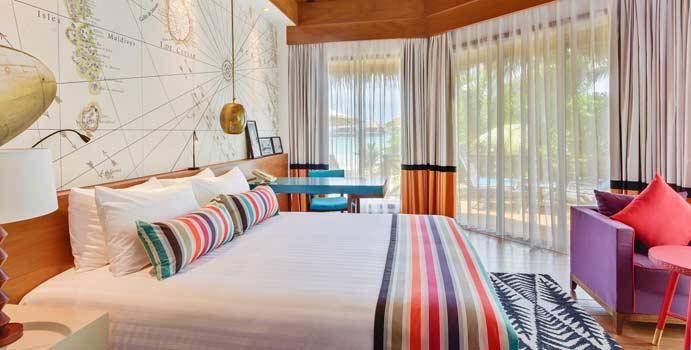 Schlafen, Beach Pool Villa, Mercure Maldives Kooddoo Resort