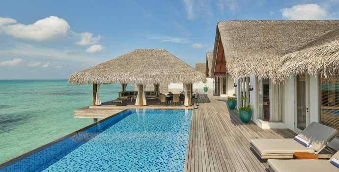 Three Bedroom Water Sunset Villa, Fairmont Maldives Sirru Fen Fushi