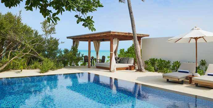 Pool, Five Bedroom Beach Sunset Villa, Fairmont Maldives Sirru Fen Fushi