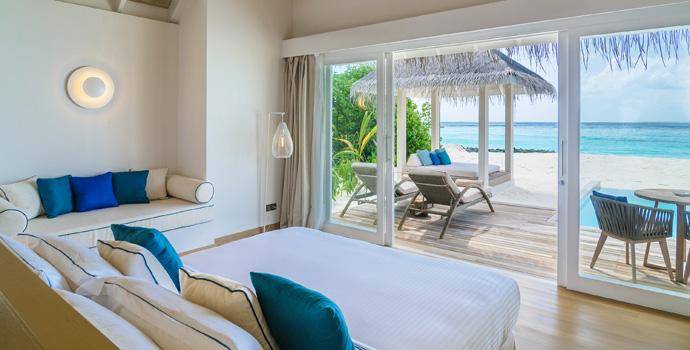 Wohnen, Grand Pool Beach Villa, Baglioni Resort Maldives