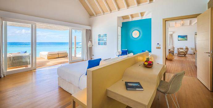 Wohnen, Two Bedroom Family Beach Villa with Pool, Baglioni Resort Maldives