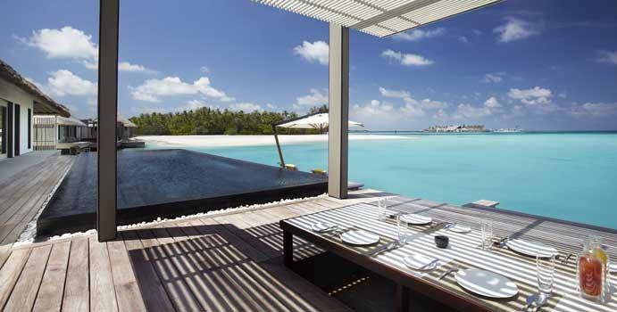Ausblick/Pool, 1-Bedroom Lagoon Villa, Cheval Blanc Randheli