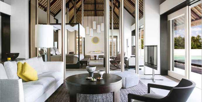 Wohnen/Schlafen, 2-Bedroom Lagoon Garden Villa, Cheval Blanc Randheli
