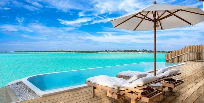 Terrasse, 1 Bedroom Water Reserve with Slide, Soneva Jani