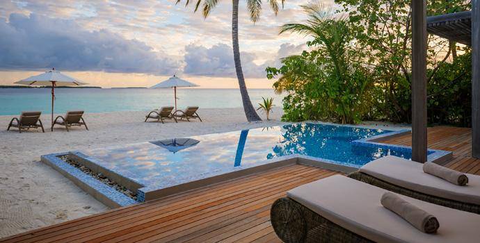 Pool, Pool Sunset Beach Villa, Baglioni Resort Maldives
