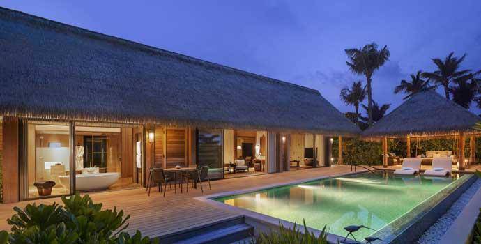 King Grand Beach Villa with Pool, Waldorf Astoria Maldives Ithaafushi