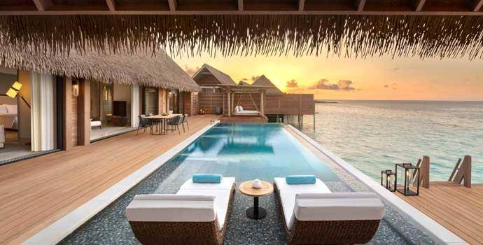 Pool, King Grand Reef Villa with Pool, Waldorf Astoria Maldives Ithaafushi